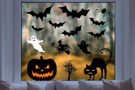 Fenstersticker Halloween Set