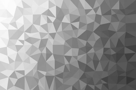 Fototapete - Graues Polygonmuster