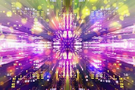 Fototapete abstraktes Lichtdesign