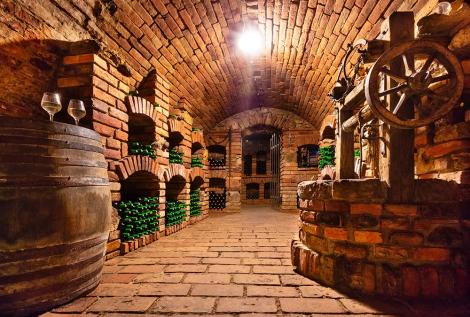 Fototapete alter Weinkeller