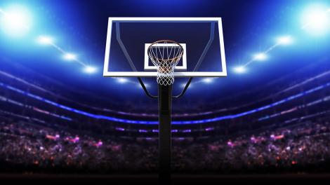 Fototapete Basketballkorb