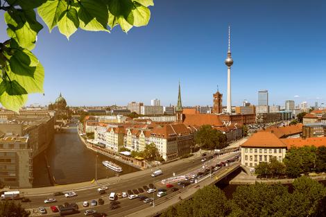 Fototapete Panorama von Berlin