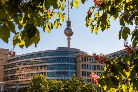 Fototapete der Fernsehturm von Berlin
