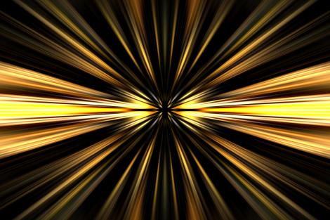 Fototapete Lichtstrahlen