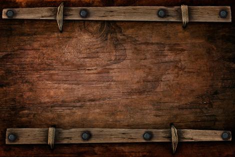 Fototapete - Rustikaler Holzhintergrund im Western-Stil
