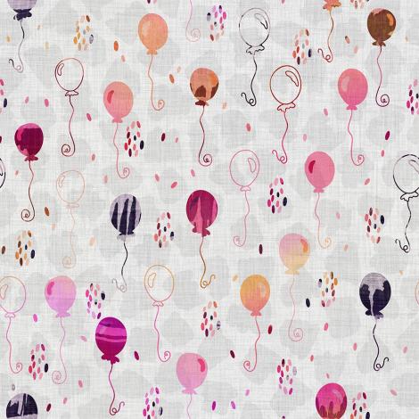 Kinderzimmer Fototapete mit einem Lufballon-Muster