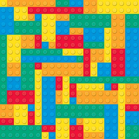 Fototapete Spielzeugbausteine