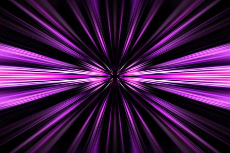 Fototapete violleter Lichtstern