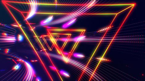 Fototapete Laserlights mit Club-Vibes in 3D-Optik