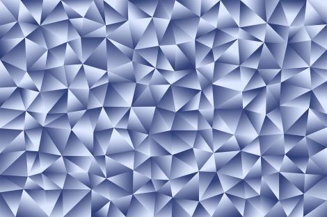 Fototapete - Polygonmuster Smaragd in Blau