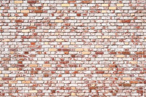 Steinwand Tapete mit einer alten Backsteinmauer