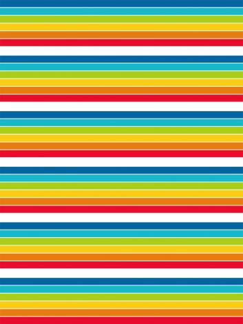 Kinderzimmer Streifentapete im Hochformat mit bunten Streifen