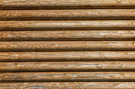 Fototapete - Holzbalken als Hintergrund in Hüttenoptik