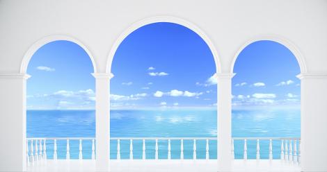 Fototapete Meeresblick