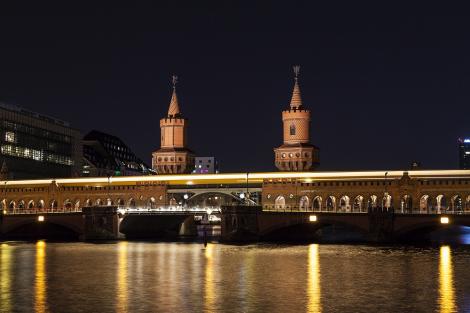 Fototapete Berlin Oberbaumbrücke