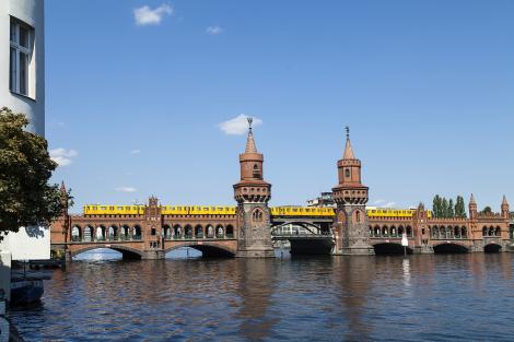 Fototapete Berlin Oberbaumbrücke