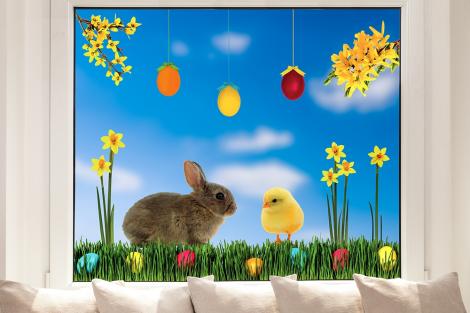 Fenstersticker Ostern