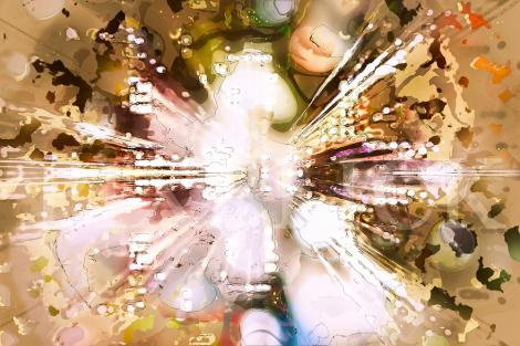 Fototapete abstrakte Malerei