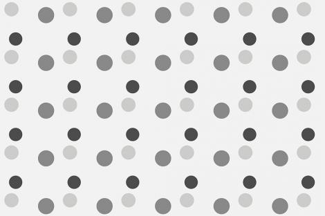 Tapete aus Vlies mit Punkten in Schwarz-Weiß