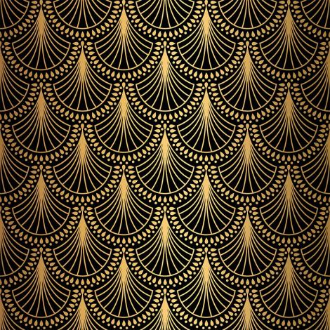 Vlies-Fototapete Fächermuster 20er-Jahre Art Deco