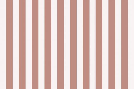 Streifentapete mit Streifen in Altrosa und Weiß