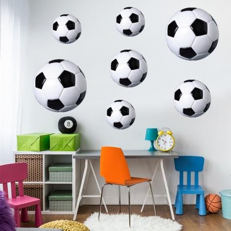 Wandtattoo Fußball als Wanddekoration